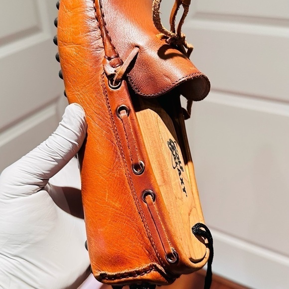 Saks Fifth Ave Mens Leather Driving Loafers. - Picture 9 of 14